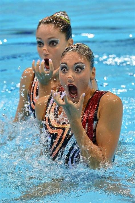 Remembering The Olympics Hilarious Synchronized Swimmers Freeze Frame Hot Sex Picture