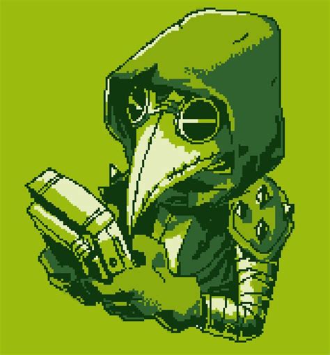 Darkest Dungeon Plague Doctor Gameboy Style Chica Otaku Arte De