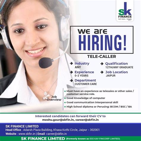 Sk Finance Ltd On Linkedin Hiring Sk Jaipurcity 16 Comments