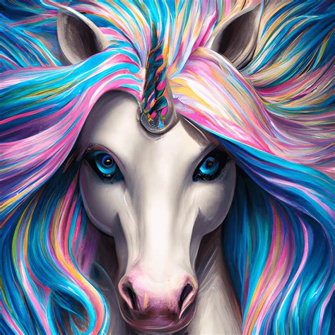 Beautiful Soft Fantasy Unicorn Graphic · Creative Fabrica