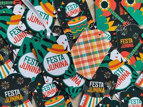 Tags Festa Junina X Cm Personalizados Elo