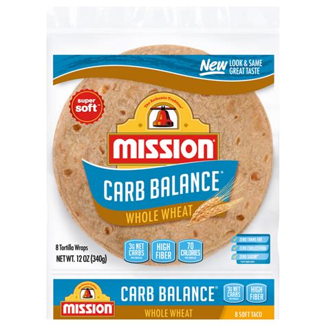 Save On Mission Carb Balance Whole Wheat Tortillas Soft Taco Size Low