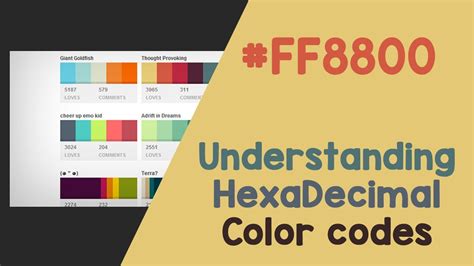 Hexadecimal Color Codes Explanation How To Convert From Rgb To Hex