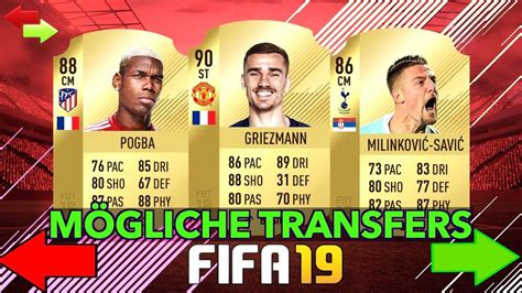 FIFA 19 BESTÄTIGTE TRANSFERS GERÜCHTE TRANSFER NEWS 3 YouTube