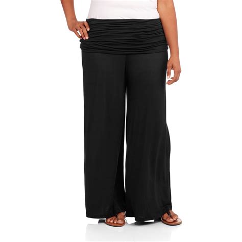 Womens Plus Size Wide Leg Palazzo Pants