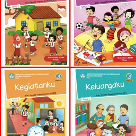 Buku Kelas 1 Tema 1 57 Koleksi Gambar