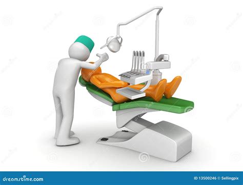 Dentist And Patient In Dental Chair Royalty Free Stock Image - Image ...