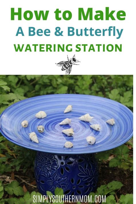 How To Make A Bee Water Station For Your Garden Simply Southern Mom