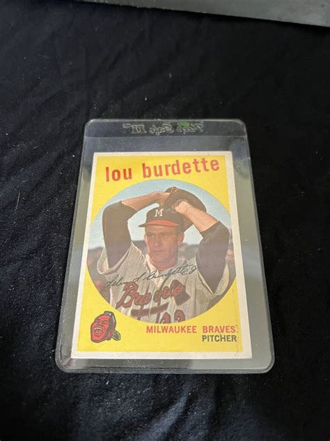 Topps Lou Burdette Ebay