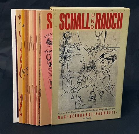 Schall Und Rauch Reprint Einer Programmzeitschriften Folge Des