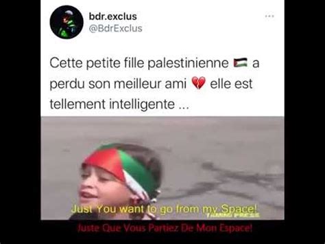 Cette Petite Fille Palestinienne A Perdu Son Meilleur Amis Elle Est