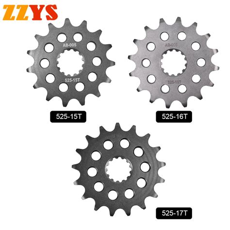 1pc 525 15T 16T 17T Tooth Front Sprocket Gear Wheel Cam Pinion For