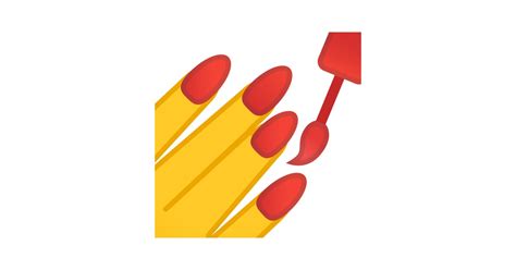 What Is The Nail Polish Emoji Under At Elane Climer Blog