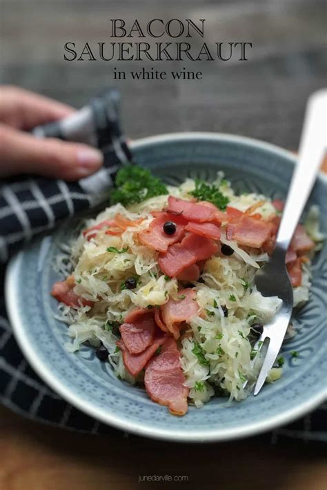 Sauerkraut with Bacon Recipe | Simple. Tasty. Good.