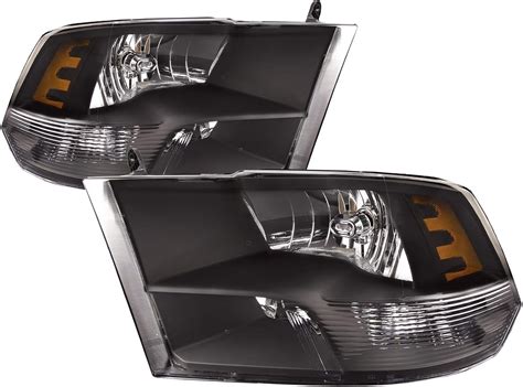 Headlightsdepot Headlight Pair Compatible With Dodge Ram