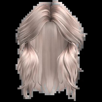 Wolf Cut Messy Hair In Platinum Blonde Roblox Item Rolimon S