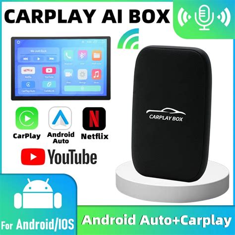 2023 New Android Ai Box Wired To Wireless Carplay Adapter Android Auto