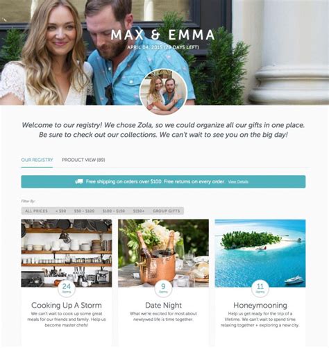 Five Ways Zola Makes Registering Easy A Practical Wedding