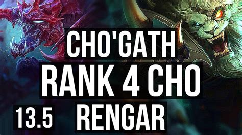 Cho Gath Vs Rengar Top Rank Cho Kr Grandmaster