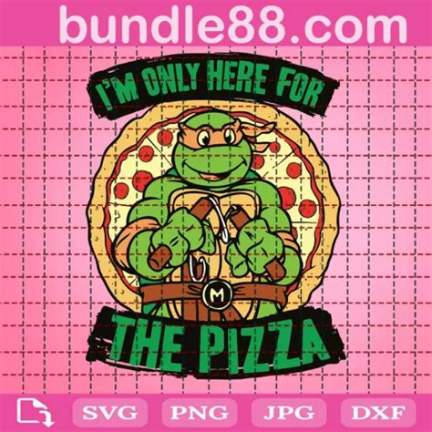 I M Only Here For The Pizza Svg Png Dxf Eps Cricut Files March