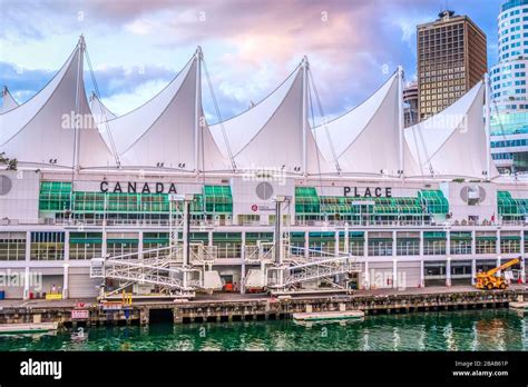 Cruise Ship Terminal Canada Place Vancouver High Resolution Stock ...