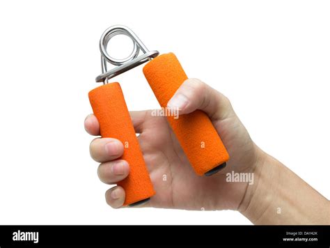 Hand Squeeze Spring Hand Grip Strengthener And Exerciser With Clipping