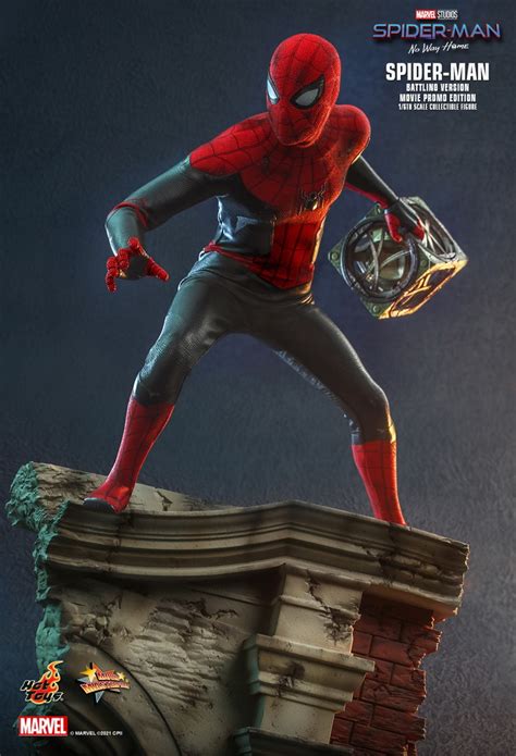 Figurine Hot Toys Spider Man Battling Version Movie Promo