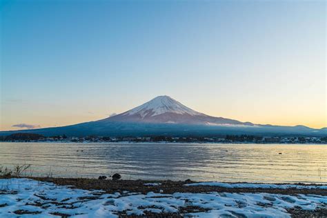 Mount Fuji in Japan at Lake Kawaguchi 1226478 Stock Photo at Vecteezy