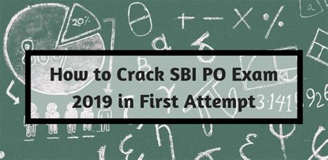 How To Crack Sbi Po Exam 2019 In First Attempt