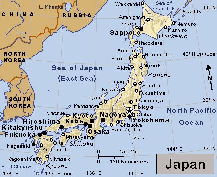 Map Kota Jepang - Riset