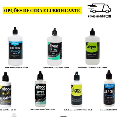 Lubrificante E Ou Cera Algoo Lube Premium Ptfe Ml Ml E Ml