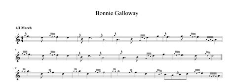 Easy Bagpipe Sheet Music