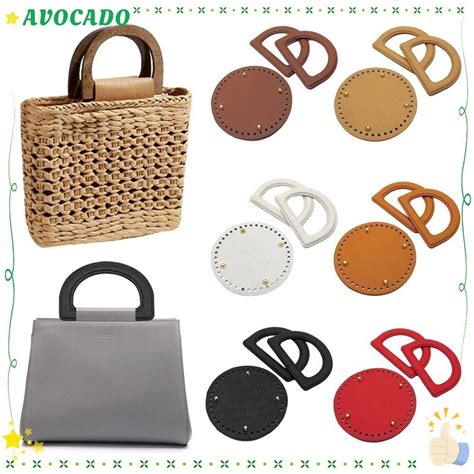 Avocadd Pcs Set Bag Strap Pu Leather Handmade Leather Bag Bottoms