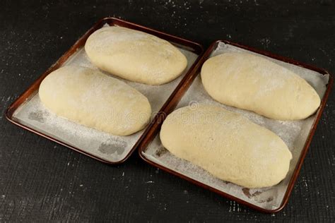 Raw Uncooked Bread With Sesame And Chia Seeds Stock Photo Image Of