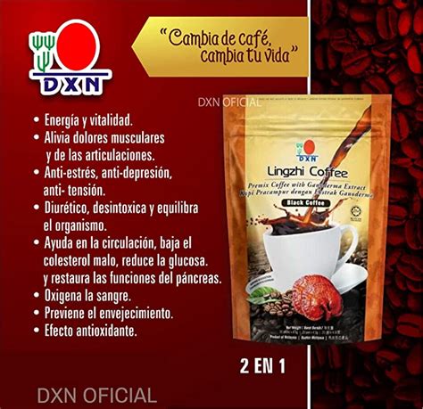 Lingzhi 2 en 1 Café Negro con Ganoderma