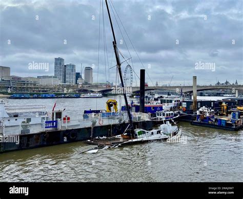 Party Boat Barandco Sunk In Storm Henk Floating Bar Restaurant And