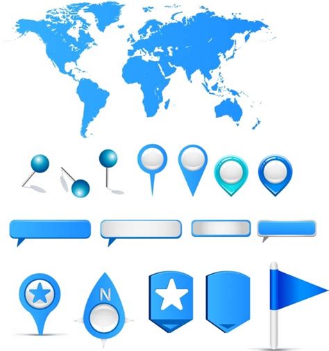 World Map Clip Art Outline