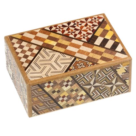 Japanese Yosegi Wood Inlaid Puzzle Box, 10-steps | Boxes | Gypsy home ...
