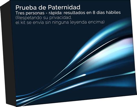 Prueba de paternidad trío rápida Prueba de ADN en saliva para