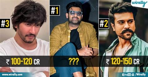 Prabhas To Adivi Sesh: Top 15 Highest Paid Tollywood Heroes Of 202