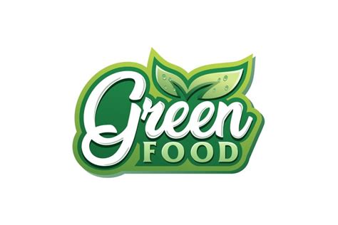 green food logo design (557807) | Logos | Design Bundles