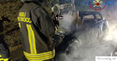 Auto In Fiamme Sulla Quattro Corsie MaremmaOggi