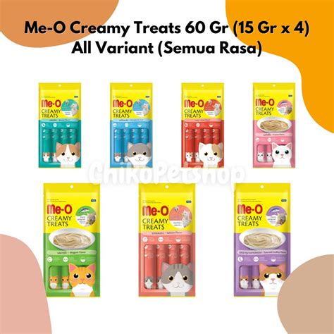 Jual Snack Kucing Me O Creamy Treats Gr Isi Pcs Meo Creamy Gr