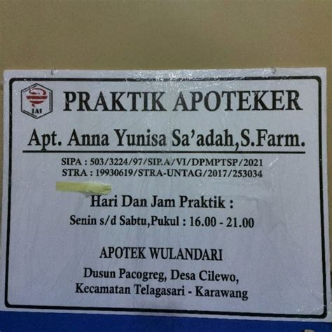 Jual Acrylic Papan Praktek Apoteker Papan Praktek Dokter 40X60