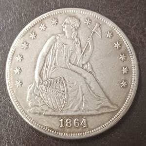 P Liberty Seated Dollar Restrike Reproduction Token Etsy