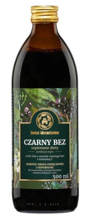 Herbal Monasterium Czarny Bez Suplement diety Odporność 500 ml