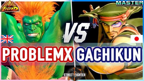 SF6 ProblemX Blanka Vs Gachikun Rashid Street Fighter 6 YouTube