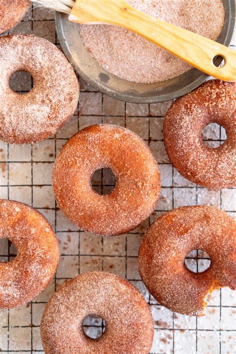 Cinnamon Sugar Doughnuts Super Fluffy Cloudy Kitchen