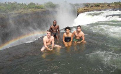 Livingstone Island Devils Pool Lunch Geo Tour Africa