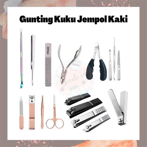 Jual Alat Manicure Pedicure Tool Pemotong Kuku Gunting Pencabut